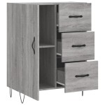 vidaXL Servantă, gri sonoma, 69,5x34x90 cm, lemn compozit vidaXL Servantă, gri sonoma, 69,5x34x90 cm, lemn compozit