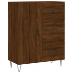 vidaXL Servantă, stejar maro, 69,5x34x90 cm, lemn prelucrat