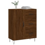 vidaXL Servantă, stejar maro, 69,5x34x90 cm, lemn prelucrat