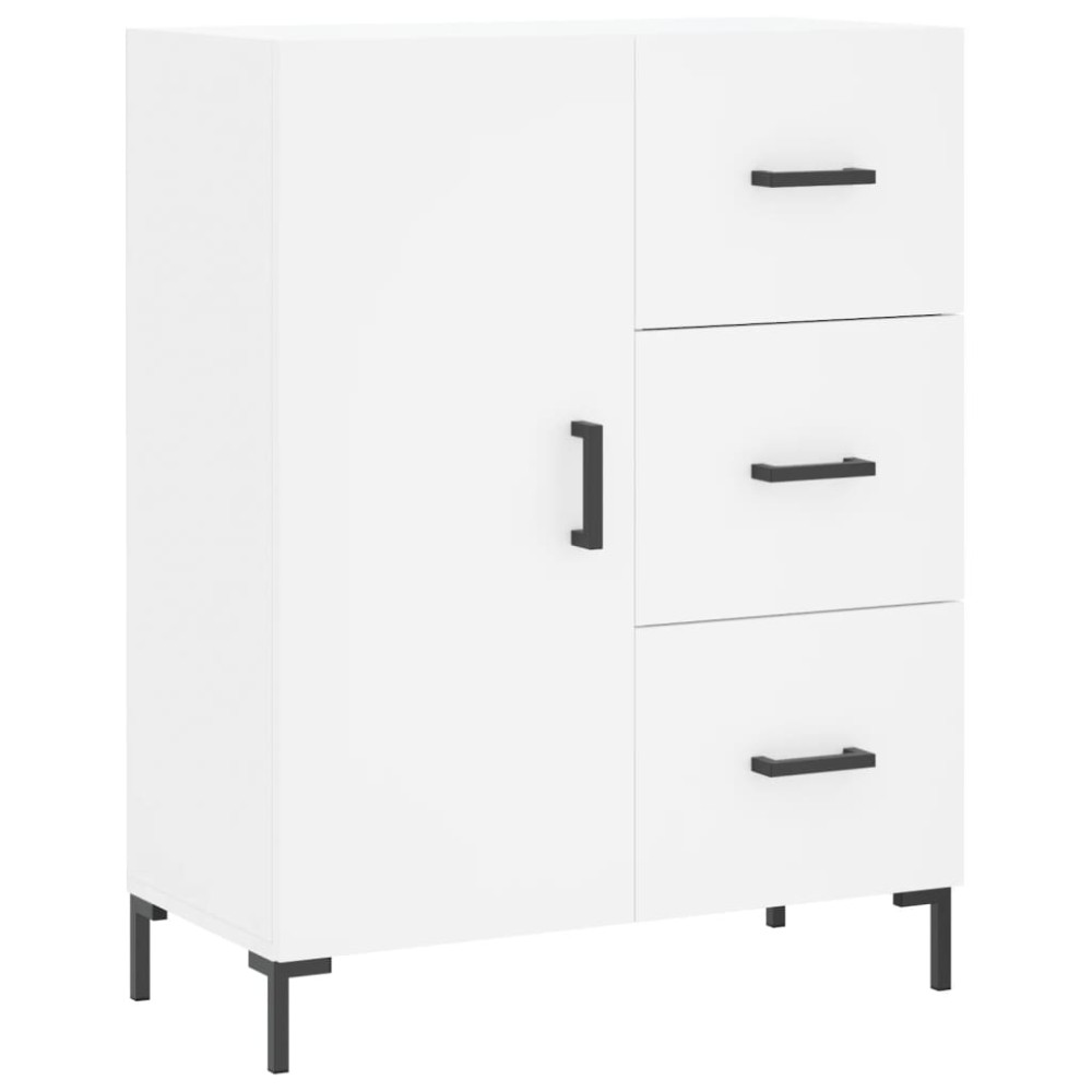 vidaXL Servantă, alb, 69,5x34x90 cm, lemn compozit