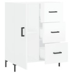vidaXL Servantă, alb extralucios, 69,5x34x90 cm, lemn compozit vidaXL Servantă, alb extralucios, 69,5x34x90 cm, lemn compozit