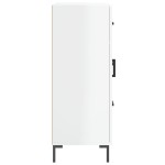 vidaXL Servantă, alb extralucios, 69,5x34x90 cm, lemn compozit vidaXL Servantă, alb extralucios, 69,5x34x90 cm, lemn compozit