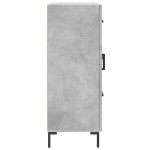 vidaXL Servantă, gri beton, 69,5x34x90 cm, lemn compozit vidaXL Servantă, gri beton, 69,5x34x90 cm, lemn compozit