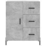 vidaXL Servantă, gri beton, 69,5x34x90 cm, lemn compozit vidaXL Servantă, gri beton, 69,5x34x90 cm, lemn compozit