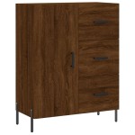vidaXL Servantă, stejar maro, 69,5x34x90 cm, lemn prelucrat