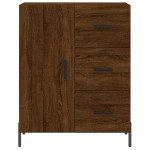 vidaXL Servantă, stejar maro, 69,5x34x90 cm, lemn prelucrat