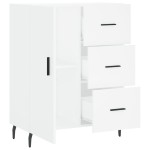 vidaXL Servantă, alb, 69,5x34x90 cm, lemn compozit