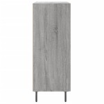 vidaXL Servantă, gri sonoma, 69,5x34x90 cm, lemn compozit