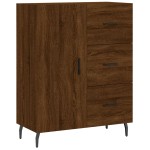vidaXL Servantă, stejar maro, 69,5x34x90 cm, lemn prelucrat