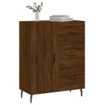 vidaXL Servantă, stejar maro, 69,5x34x90 cm, lemn prelucrat