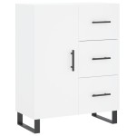 vidaXL Servantă, alb, 69,5x34x90 cm, lemn compozit