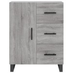 vidaXL Servantă, gri sonoma, 69,5x34x90 cm, lemn compozit vidaXL Servantă, gri sonoma, 69,5x34x90 cm, lemn compozit