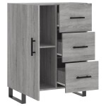 vidaXL Servantă, gri sonoma, 69,5x34x90 cm, lemn compozit vidaXL Servantă, gri sonoma, 69,5x34x90 cm, lemn compozit