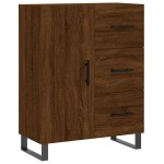 vidaXL Servantă, stejar maro, 69,5x34x90 cm, lemn prelucrat