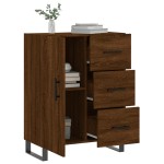 vidaXL Servantă, stejar maro, 69,5x34x90 cm, lemn prelucrat
