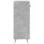 vidaXL Dulap, gri beton, 69,5x34x90 cm, lemn compozit