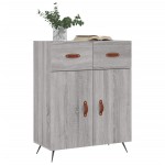 vidaXL Dulap, gri sonoma, 69,5x34x90 cm, lemn compozit vidaXL Dulap, gri sonoma, 69,5x34x90 cm, lemn compozit