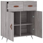 vidaXL Dulap, gri sonoma, 69,5x34x90 cm, lemn compozit vidaXL Dulap, gri sonoma, 69,5x34x90 cm, lemn compozit