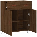 vidaXL Dulap, stejar maro, 69,5x34x90 cm, lemn prelucrat