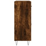 vidaXL Dulap, stejar fumuriu, 69,5x34x90 cm, lemn compozit