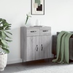 vidaXL Dulap, gri sonoma, 69,5x34x90 cm, lemn compozit vidaXL Dulap, gri sonoma, 69,5x34x90 cm, lemn compozit