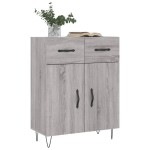 vidaXL Dulap, gri sonoma, 69,5x34x90 cm, lemn compozit vidaXL Dulap, gri sonoma, 69,5x34x90 cm, lemn compozit