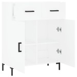 vidaXL Dulap, alb, 69,5x34x90 cm, lemn compozit