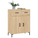 vidaXL Dulap, stejar sonoma, 69,5x34x90 cm, lemn compozit