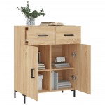 vidaXL Dulap, stejar sonoma, 69,5x34x90 cm, lemn compozit