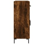 vidaXL Dulap, stejar fumuriu, 69,5x34x90 cm, lemn compozit