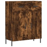 vidaXL Dulap, stejar fumuriu, 69,5x34x90 cm, lemn compozit