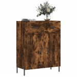 vidaXL Dulap, stejar fumuriu, 69,5x34x90 cm, lemn compozit