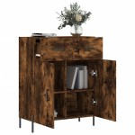 vidaXL Dulap, stejar fumuriu, 69,5x34x90 cm, lemn compozit
