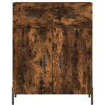 vidaXL Dulap, stejar fumuriu, 69,5x34x90 cm, lemn compozit