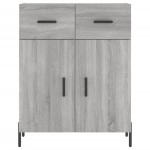 vidaXL Dulap, gri sonoma, 69,5x34x90 cm, lemn compozit vidaXL Dulap, gri sonoma, 69,5x34x90 cm, lemn compozit