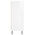 vidaXL Dulap, alb extralucios, 69,5x34x90 cm, lemn compozit
