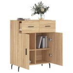 vidaXL Dulap, stejar sonoma, 69,5x34x90 cm, lemn compozit