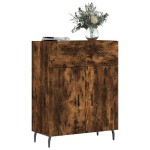 vidaXL Dulap, stejar fumuriu, 69,5x34x90 cm, lemn compozit