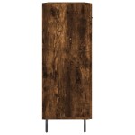 vidaXL Dulap, stejar fumuriu, 69,5x34x90 cm, lemn compozit