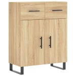 vidaXL Dulap, stejar sonoma, 69,5x34x90 cm, lemn compozit