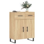 vidaXL Dulap, stejar sonoma, 69,5x34x90 cm, lemn compozit
