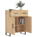 vidaXL Dulap, stejar sonoma, 69,5x34x90 cm, lemn compozit