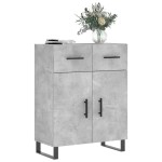 vidaXL Dulap, gri beton, 69,5x34x90 cm, lemn compozit vidaXL Dulap, gri beton, 69,5x34x90 cm, lemn compozit
