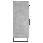 vidaXL Dulap, gri beton, 69,5x34x90 cm, lemn compozit vidaXL Dulap, gri beton, 69,5x34x90 cm, lemn compozit
