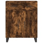 vidaXL Dulap, stejar fumuriu, 69,5x34x90 cm, lemn compozit
