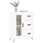 vidaXL Servantă, alb, 69,5x34x90 cm, lemn compozit vidaXL Servantă, alb, 69,5x34x90 cm, lemn compozit
