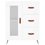vidaXL Servantă, alb, 69,5x34x90 cm, lemn compozit vidaXL Servantă, alb, 69,5x34x90 cm, lemn compozit