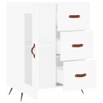 vidaXL Servantă, alb, 69,5x34x90 cm, lemn compozit vidaXL Servantă, alb, 69,5x34x90 cm, lemn compozit