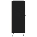 vidaXL Servantă, negru, 69,5x34x90 cm, lemn compozit vidaXL Servantă, negru, 69,5x34x90 cm, lemn compozit