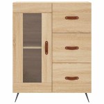 vidaXL Servantă, stejar sonoma, 69,5x34x90 cm, lemn compozit